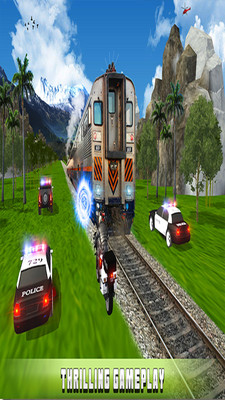 Super Police Chase Train游戏截图3