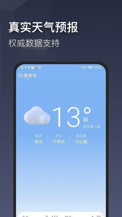 真实天气预报截图1